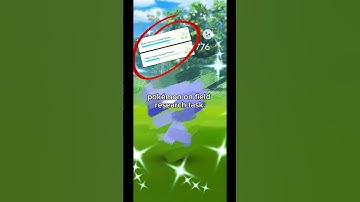 ✨SHINY✨Pokémon GO field research task reward!  #shorts #pokemon #pokemongo #shinypokemon