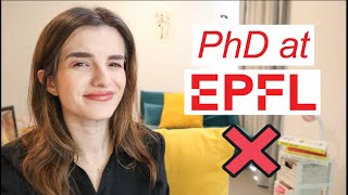 PhD at EPFL ? - Why I Didn't Do It and the Application Process