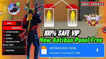ANTI BAN FREE FIRE PANEL 🔥 FREE FIRE ANDROID PANEL | 100% WORKING PANEL⚙️ PANEL FOR MOBILE FF