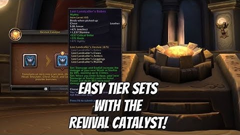 EVERYTHING YOU NEED TO KNOW ABOUT THE REVIVAL CATALYST AND HOW TO GET CHARGES: WORLD OF WARCRAFT