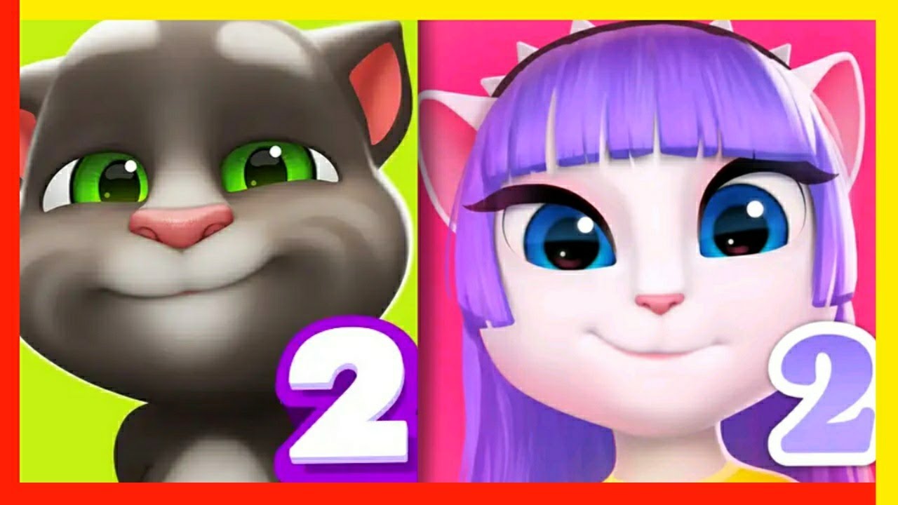 My Talking Angela 2 Vs My Talking Tom 2 Android Gameplay Episode 5 Youtube