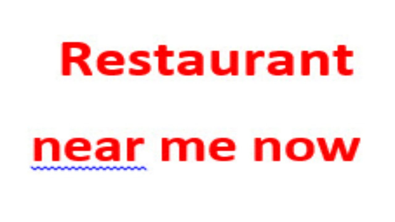 Restaurants Near Me Restaurants Near Me