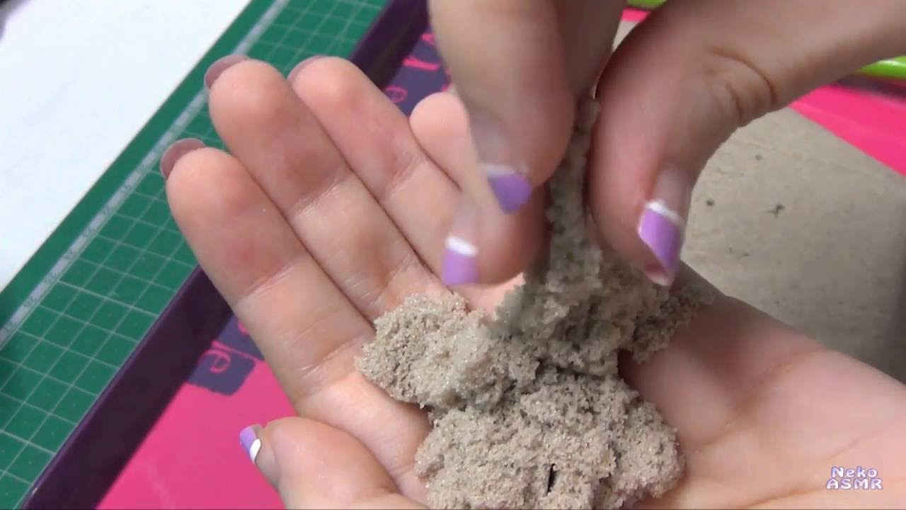 ASMR spanish | Kinetic Sand and storytale