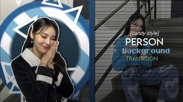 person + circle burst background | alight motion | candy style