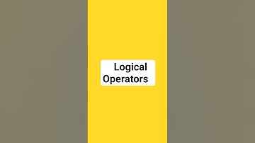 Logical Operators #shorts
