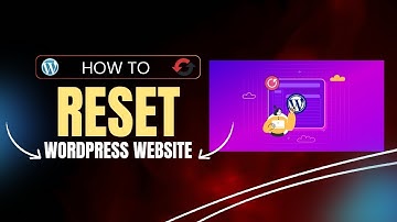 How to Reset WordPress Website | Step-by-Step Guide | devRasen