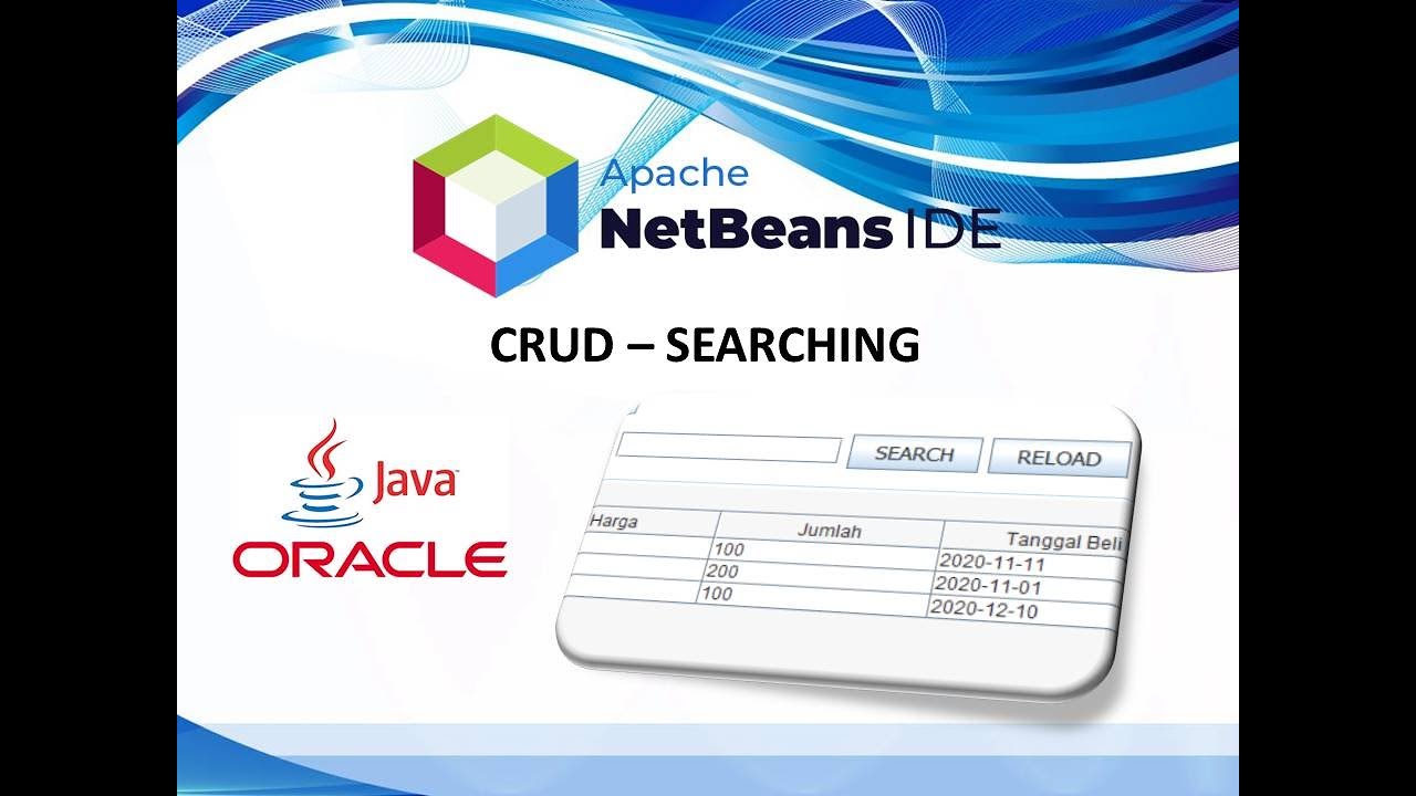 CRUD JAVA & MYSQL # 5 - SEARCHING - YouTube