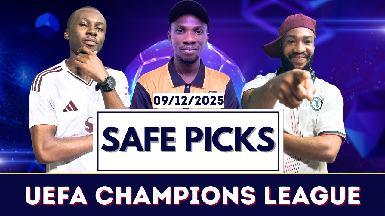 Прогнозы на Лигу чемпионов УЕФА (09.12.2025) | БЕЗОПАСНЫЙ ФУТБОЛЬНЫЙ ПРОГНОЗ НА СЕГОДНЯ 