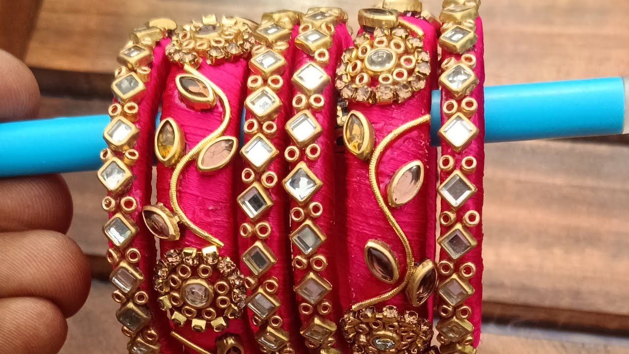 చిన్నపిల్లల గాజులు థ్రెడ్ డ్రాపింగ్ ఎలా చేయాలి చూసేద్దాం రండి కలిసి నేర్చుకుందాం