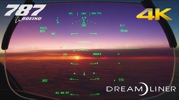Boeing 787 Head-Up Display in detail