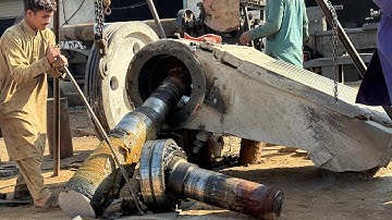 Crushing Machine Shaft Snapped During Work | Quick Full Restoration