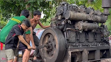 3 Cha con muốn bỏ ăn khi quay máy YANMAR 4 Cổ 82 Năm