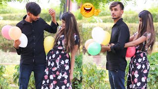 Balloon Blast Challenge with I Phone | Comedy REACTION Prank | Popping Balloon Prank | Kundan