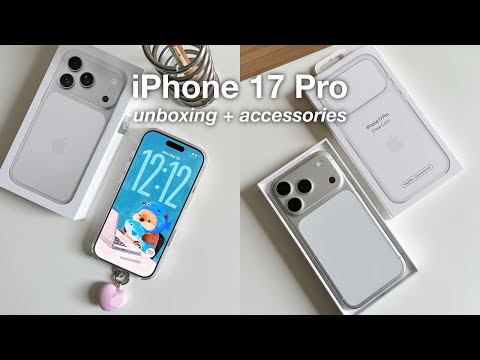 iPhone 17 Pro Unboxing + Zubehör | Ästhetisches Design, einfache iOS 26-Anpassung