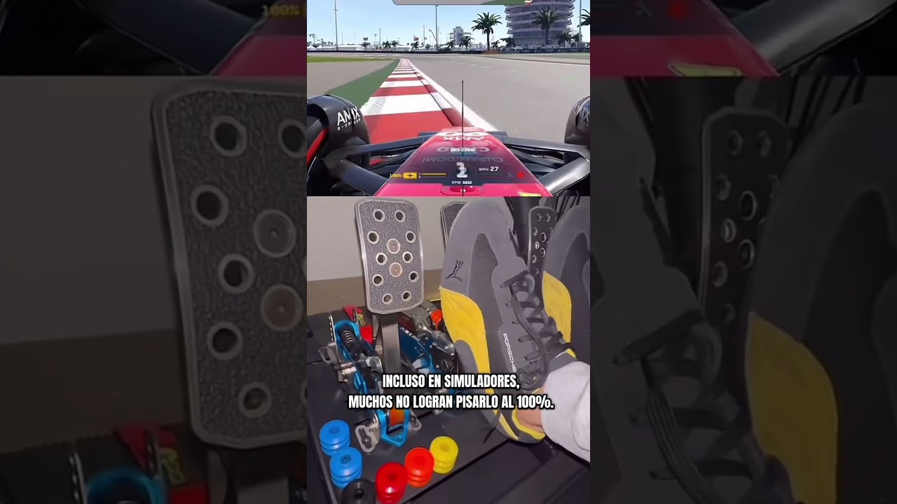 La Fuerza de Un Piloto de F1 