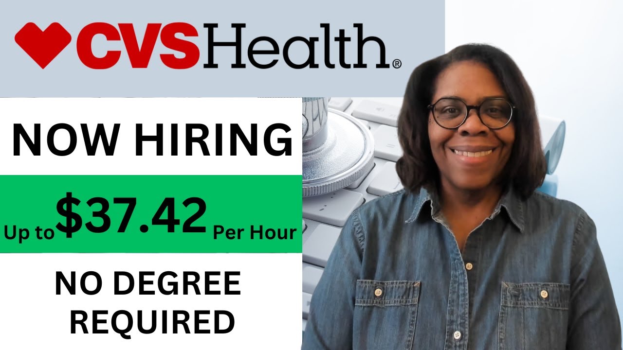 3 Work From Home Positions available with CVS Health YouTube