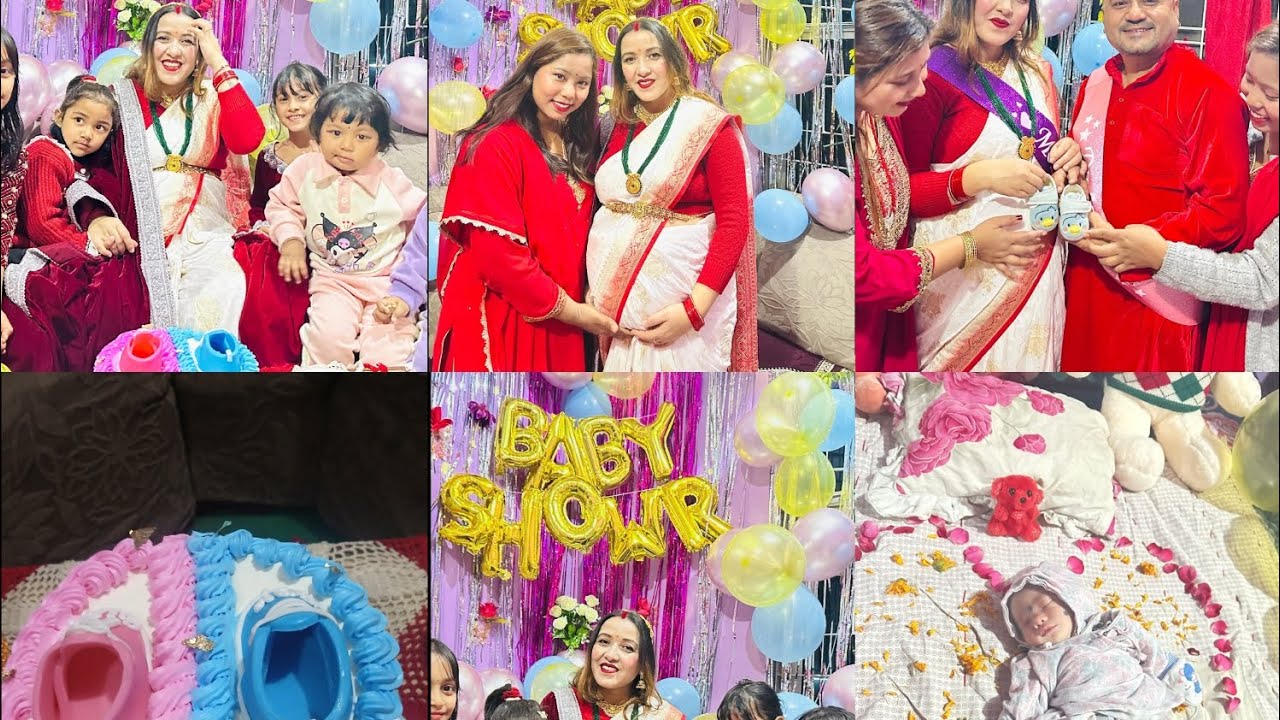 13 year pxadi ko khusi🙂❤️Happy Babyshawer mama maiju🎂wellcome home baby boy🥰