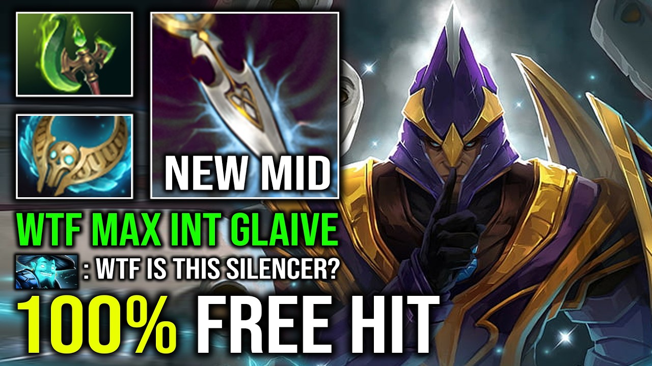 HOW TO SOLO MID SILENCER 100% Free Hit Max INT Glaive Revenant Brooch Parasma Dota 2