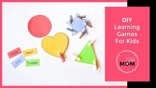 Hello friends welcome back to fabmom. in todays video we will show you
how make diy learning games for kids and toddlers.that helps your
iden...