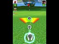 I hit golf ball in hole