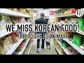 Asian mart haul  cooking korean food      