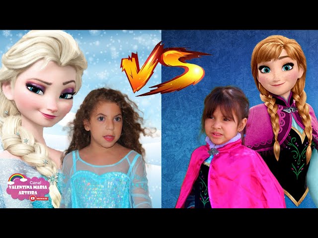 Os vídeos de Analice (@taimarafaust) com barbie VS frozen - 🎭💭