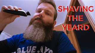 Instant Regret!!!!! Shaving the year old beard, aka the Yeard!!!!