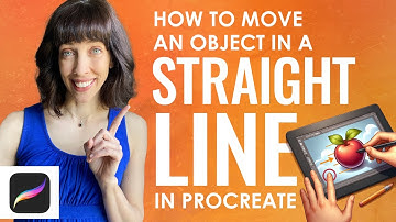 How to Move an Object in a Straight Line in Procreate
