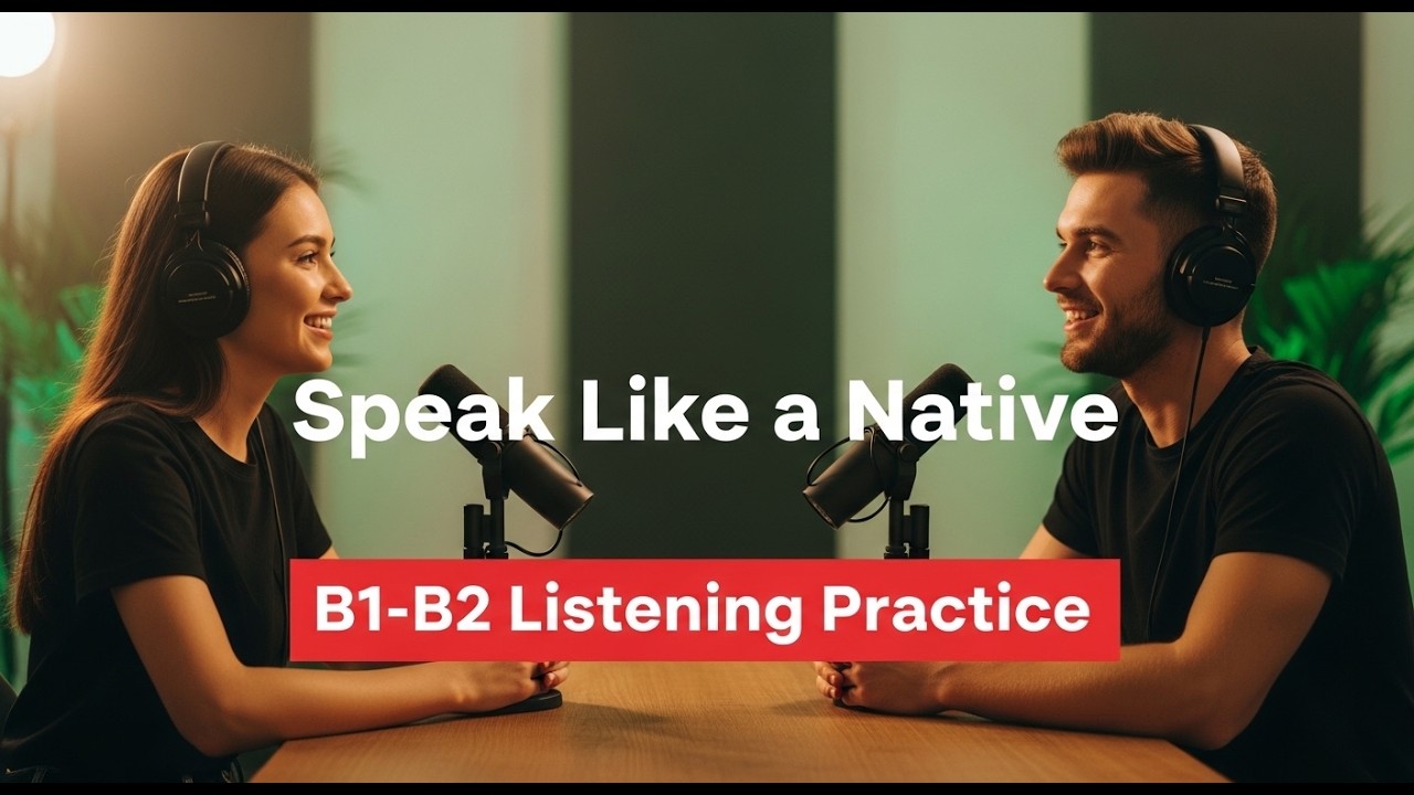 🎧 Speak Like a Native – Secrets for Natural English | B1–B2 Listening Practice
