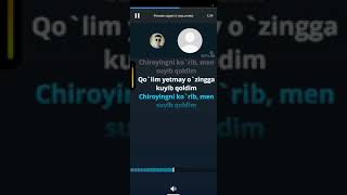 Ziyoda boychechagim karaoke version