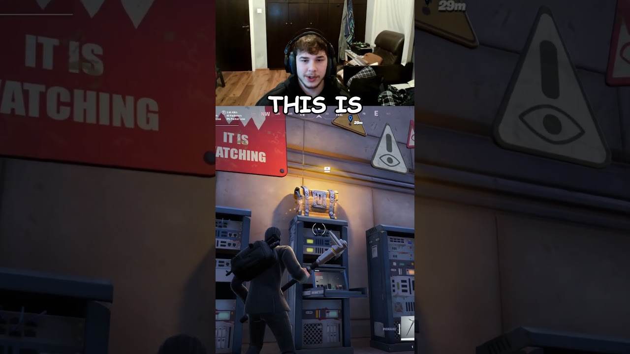 Я нашёл СЕКРЕТНУЮ комнату под картой Fortnite 😳