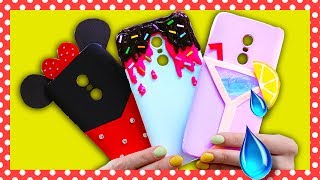 DIY Чехлы для телефона / Жидкий чехол / Микки маус  🐞 Afinka