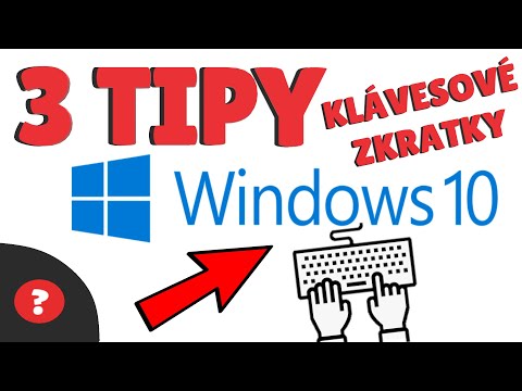 3 TIPY na UŽITEČNÉ KLAVESOVÉ ZKRATKY pro SYSTÉM WINDOWS 10 | Návod | WIN 10 / PC