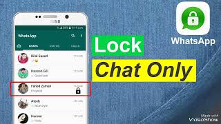 How to Lock Single Chat In WhatsApp/How To Lock Chats On WhatsApp