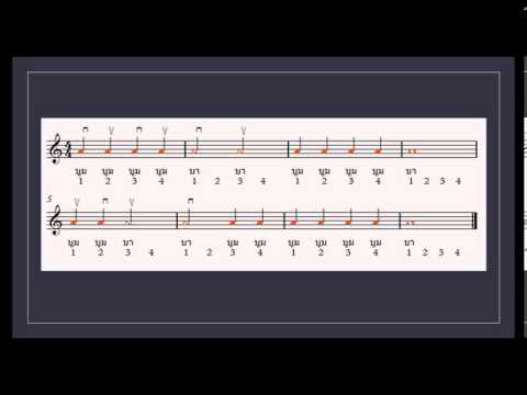 The open A-string II for violin exercises