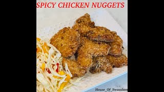 Spicy Chicken Nuggets|Game Special Starter|Crispy Chicken Nuggets Recipe|House_Of_Swaadam screenshot 5