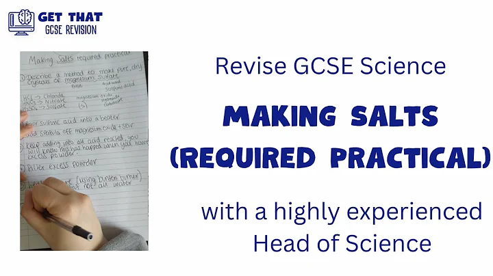 Making Salts Required Practical, GCSE Science