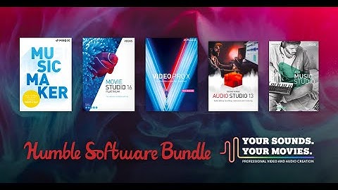 Humble Bundle Your Sounds Your Movies Software Bundle December 2020 😍💜😍