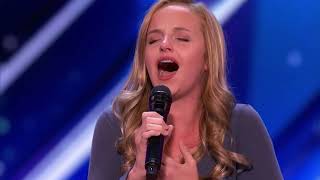 Evie Clair Sings A Song For Her Dad Battling Cancer   America's Got Talent 2017 mp4