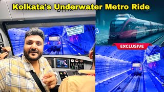 India’s First Underwater Metro Ride 😨 Howrah to Esplanade || Exclusive Metro Ride In Kolkata