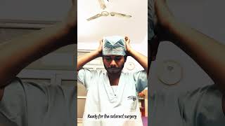 Ready for the cataract surgery #surgery #hospital
