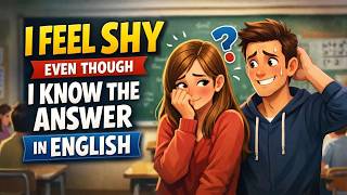 I Feel Shy Even Though I Know The Answer In English  This Will Change Your Life Completely