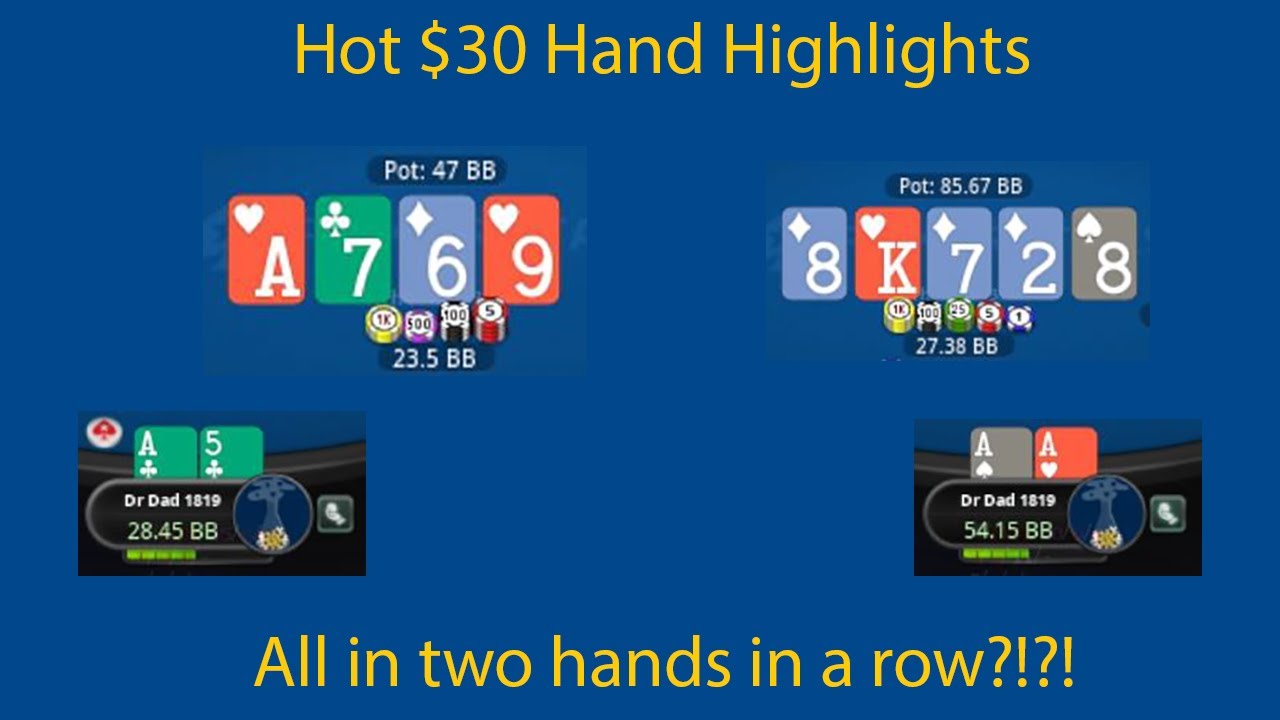 3/13/22 Hot $30 hand highlights