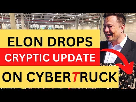 Elon Drops CRYPTIC UPDATE on CYBERTRUCK, Saying What's Important Will Come in 2024