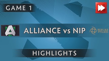 Alliance vs Ninjas in Pyjamas [Game 1] Dota 2 Asia Championships 2017 - Dota Highlights