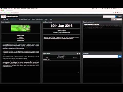 CyberCollaborate Portal Demonstration