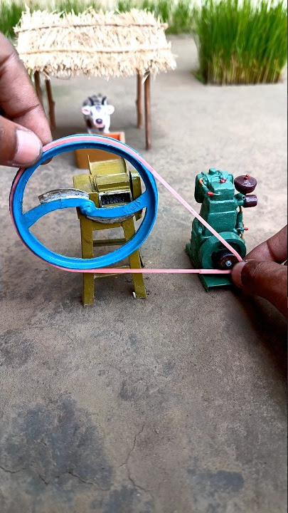 Download lagu Mini Chaff Cutter Machine Project With Diesel Engine For Cow | Grass Cutter