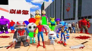 Franklin Play Hide And Seek In Indian Bike Driving 3D