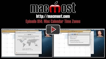 Mac Calendar Time Zones (MacMost Now 914)