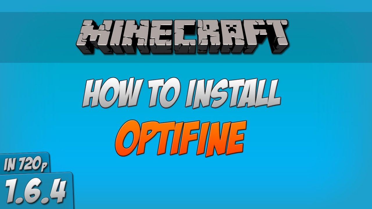 Minecraft How To Install Optifine With Forge 1 6 4 Hd Youtube